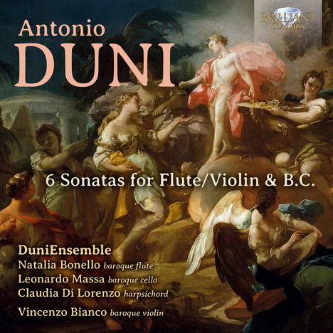Antonio Duni (1700-1766): 6 Sonaten für Flöte / Violine & Bc, CD
