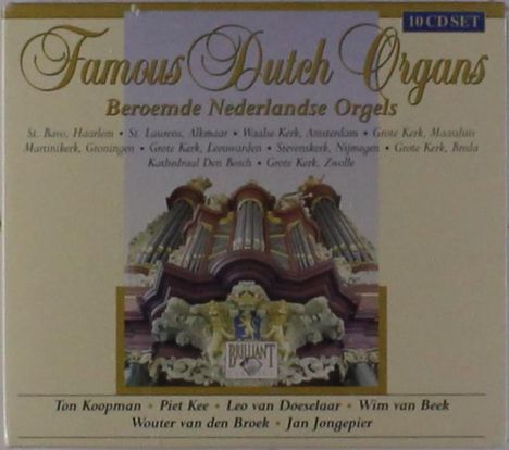 Famous Dutch Organs, 10 CDs