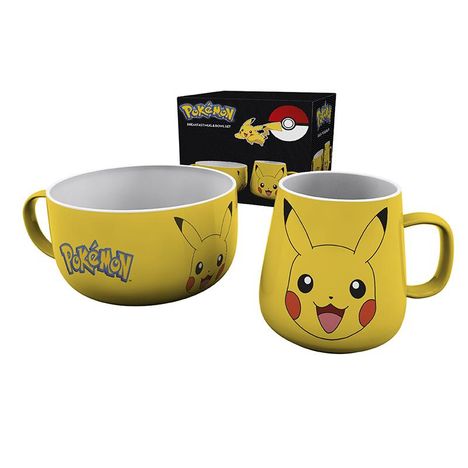 POKEMON Breakfast Set Mug + Bowl Pikachu, Diverse