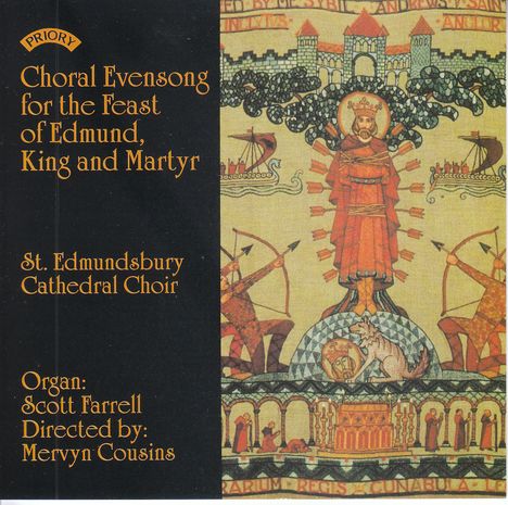 St.Edmundsbury Cathedral Choir - Choral Evensong for the Feast of Edmund, King and Martyr, CD