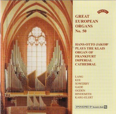 Große europäische Orgeln Vol.50, CD