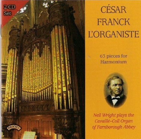 Cesar Franck (1822-1890): 63 Stücke für Harmonium, 2 CDs