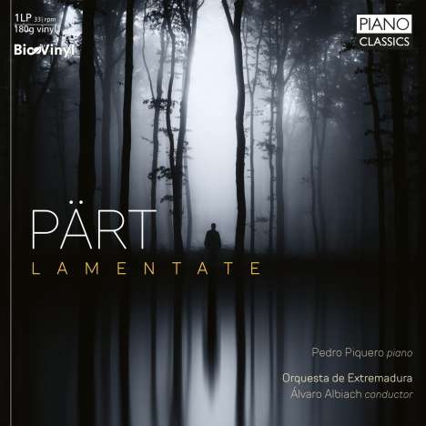 Arvo Pärt (geb. 1935): Lamentate für Klavier &amp; Orchester (180g / BioVinyl), LP