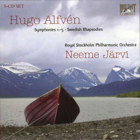 Hugo Alfven (1872-1960): Symphonien Nr.1-5, 5 CDs