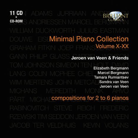 Jeroen van Veen &amp; Friends - Minimal Piano Collection X-XX, 11 CDs
