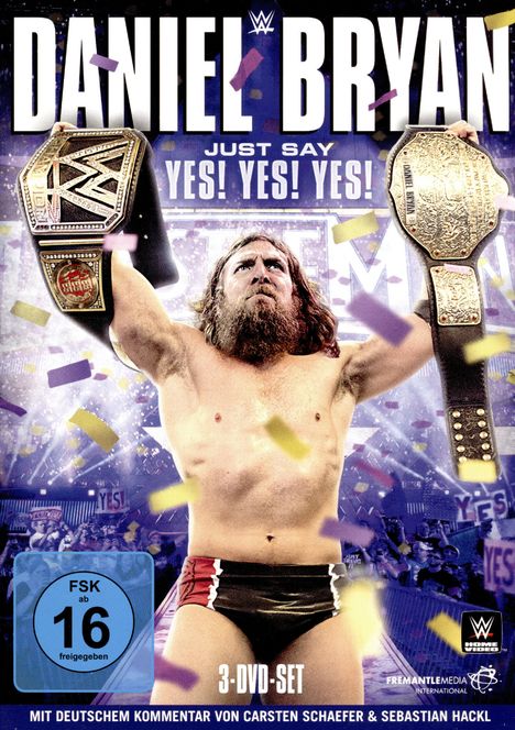 Daniel Bryan - Just Say Yes! Yes! Yes!, 3 DVDs