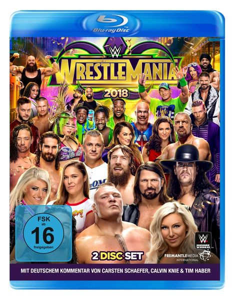 Wrestlemania 34 (Blu-ray), 2 Blu-ray Discs