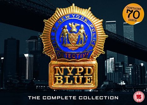 NYPD Blue Season 1-12 (UK Import), 70 DVDs