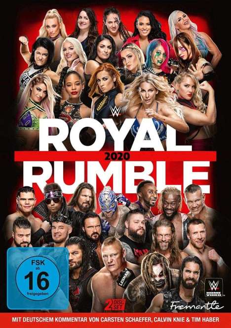 WWE - Royal Rumble 2020, 2 DVDs