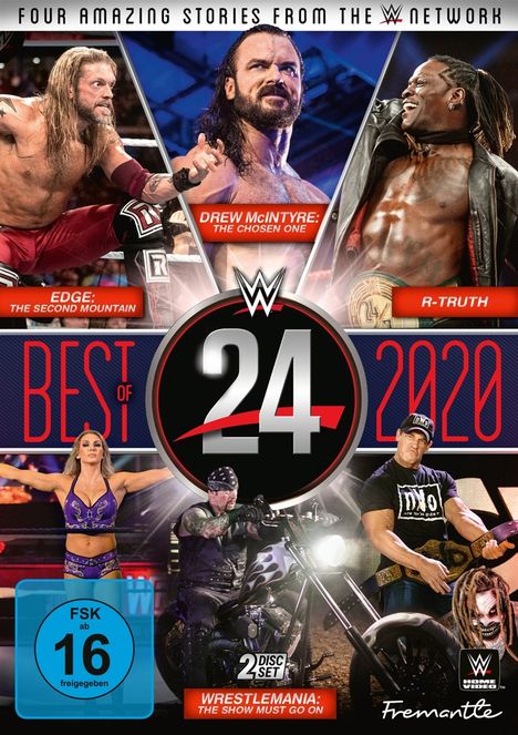 WWE 24 - The Best of 2020, 2 DVDs