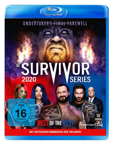 WWE: Survivor Series 2020 (Blu-ray), Blu-ray Disc