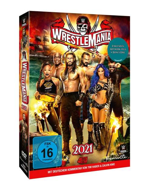 Wrestlemania 37 (Special Edition), 4 DVDs