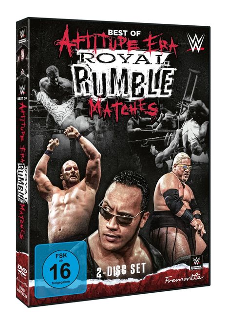 WWE: Best Of Attitude Era Royal Rumble Matches, 2 DVDs