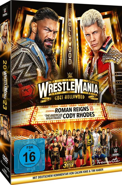 WWE: Wrestlemania 39, 3 DVDs