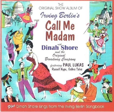 Dinah Shore: Call Me Madam, CD