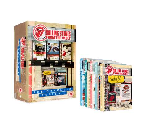 The Rolling Stones: From The Vault - The Complete Series 1, 5 DVDs