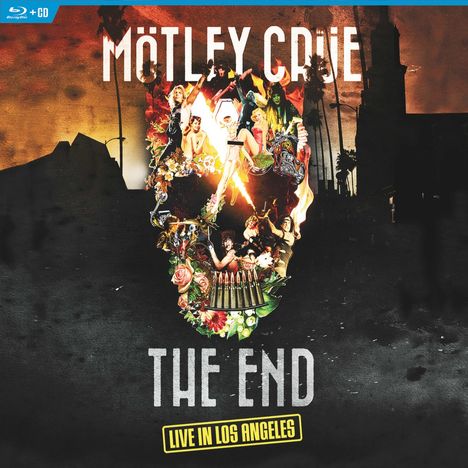 Mötley Crüe: The End: Live In Los Angeles 2015 (Limited Edition), 1 DVD, 1 Blu-ray Disc und 1 CD