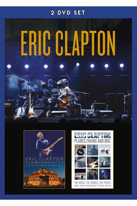 Eric Clapton (geb. 1945): Slowhand At 70: Live At The Royal Albert Hall / Planes, Trains And Eric, 2 DVDs