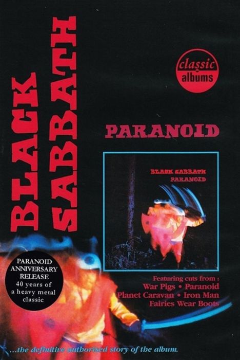 Black Sabbath: Paranoid (Classic Albums), DVD