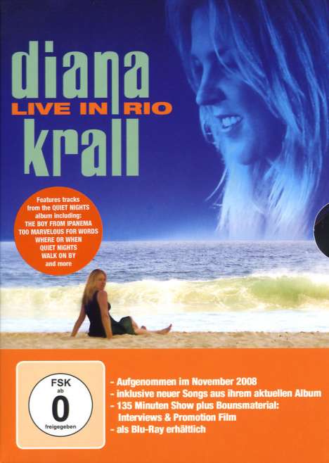 Diana Krall (geb. 1964): Live In Rio 2008, DVD
