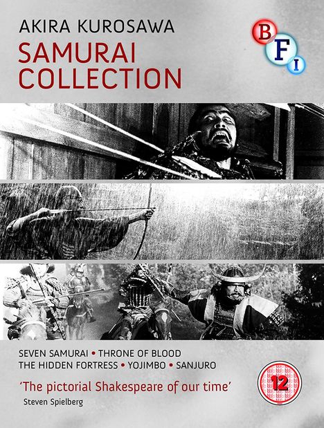 Akira Kurosawa: The Samurai Collection (Blu-ray) (UK Import), 4 Blu-ray Discs