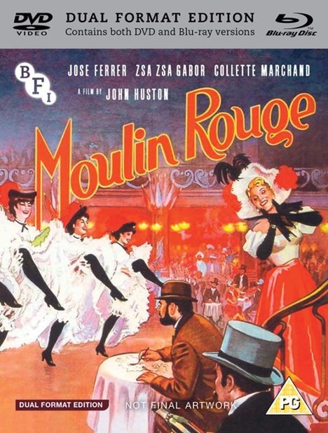 Moulin Rouge (1952) (Blu-ray &amp; DVD) (UK Import), 1 Blu-ray Disc und 1 DVD