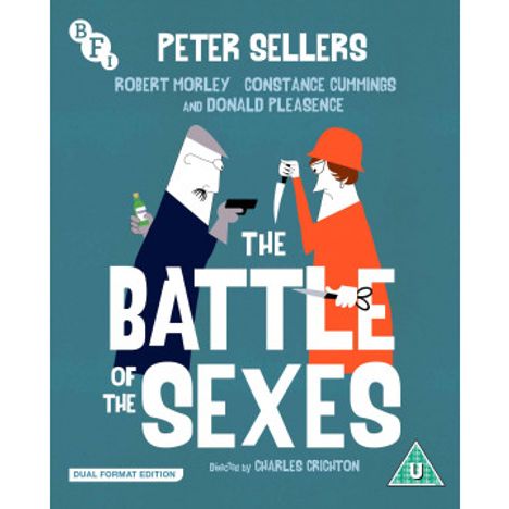 The Battle Of The Sexes (1959) (Blu-ray &amp; DVD) (UK Import), 1 Blu-ray Disc und 1 DVD
