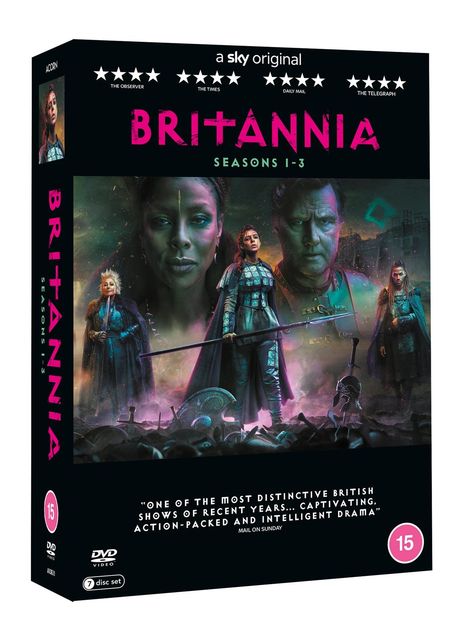 Britannia Season 1-3 (UK Import), 6 DVDs