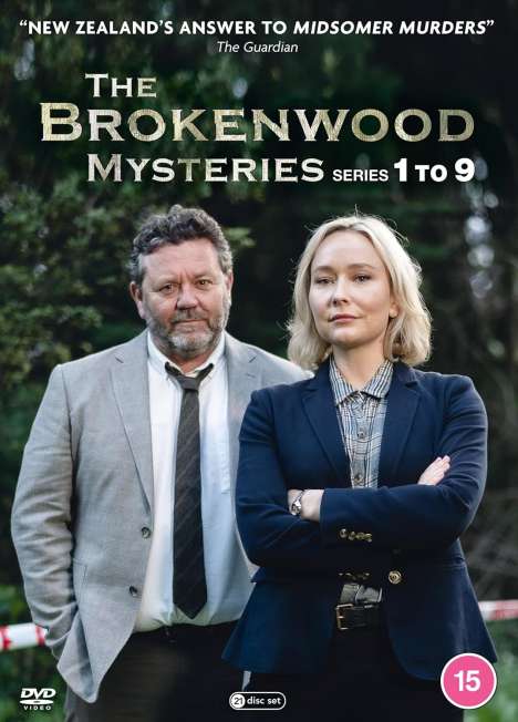 The Brokenwood Mysteries Season 1-9 (UK Import), 21 DVDs