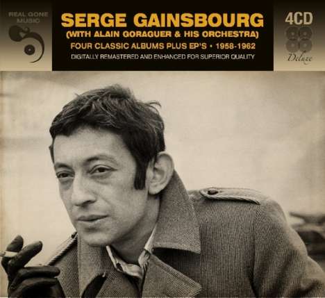 Serge Gainsbourg (1928-1991): Four Classic Albums Plus EPs 1958 - 1962, 4 CDs