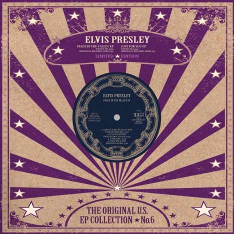 Elvis Presley (1935-1977): The Original U.S. EP Collection No.6 (Special Limited Collection) (White Vinyl), Single 10"