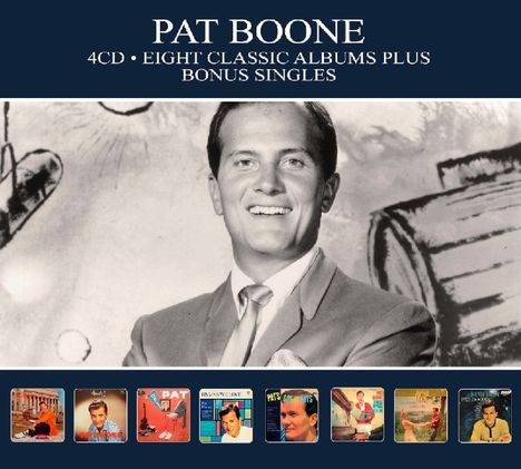 Pat Boone: Eight Classic Albums Plus, 4 CDs