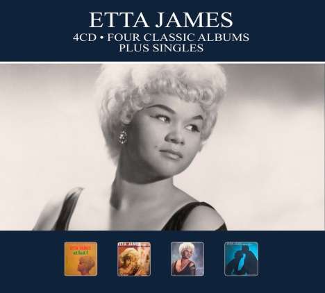 Etta James: Four Classic Albums Plus Singles, 4 CDs
