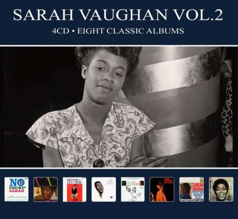 Sarah Vaughan (1924-1990): Eight Classic Albums, 4 CDs