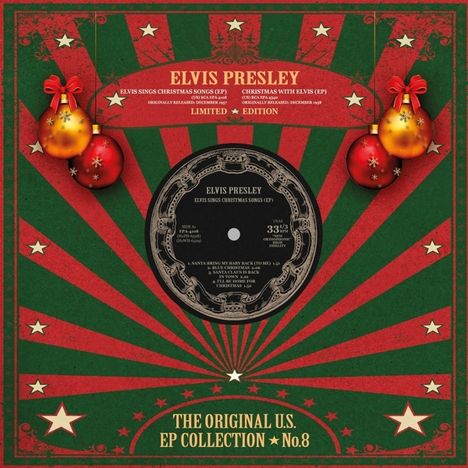 Elvis Presley (1935-1977): The Original U.S. EP Collection No.8 (Special Limited Collection) (Red Vinyl), Single 12"