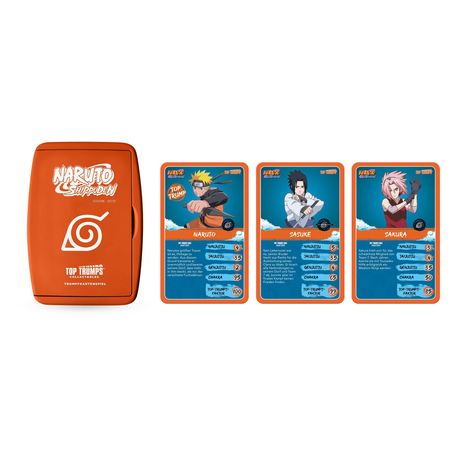 Top Trumps Collectables Naruto, Spiele