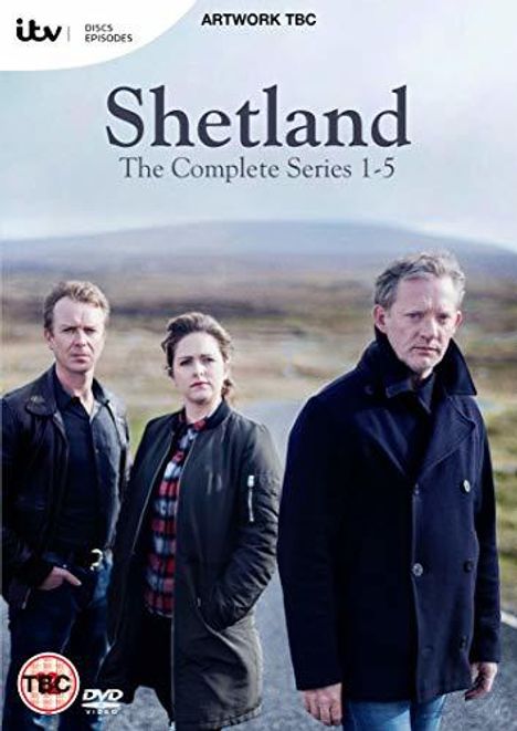 Shetland Season 1-5 (UK-Import), 8 DVDs