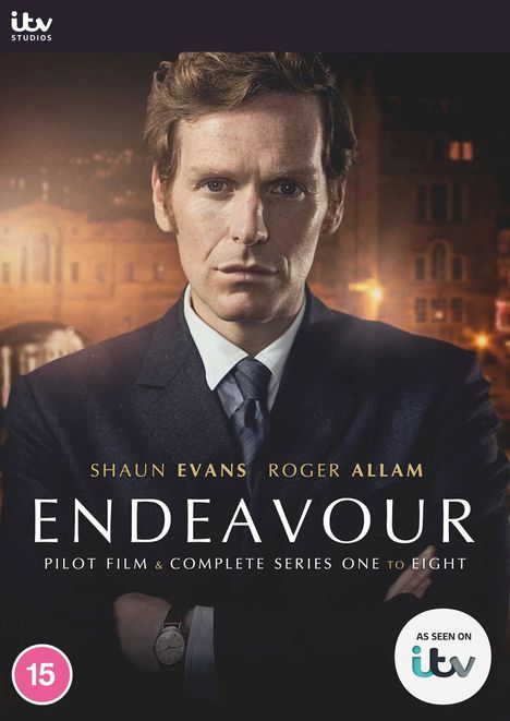 Endeavour Season 1-8 (UK Import), 18 DVDs