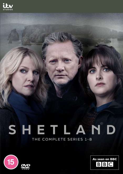 Shetland Season 1-8 (UK-Import), 13 DVDs