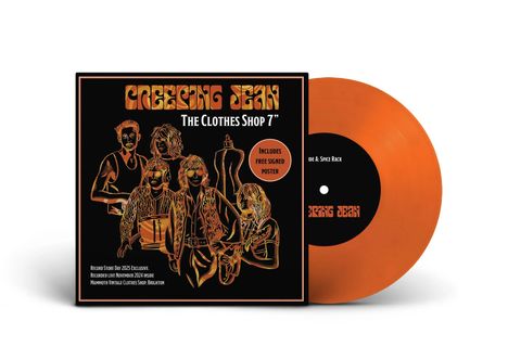 Creeping Jean: The Clothes Shop (Limited Numbered Edition) (Orange Vinyl) (RSD 2025), Single 7"