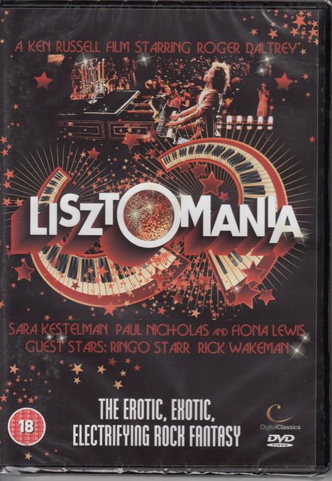 Roger Daltrey: Lisztomania: Musikfilm, DVD