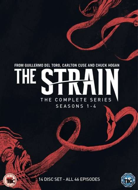 The Strain - Complete Series (UK Import), 14 DVDs