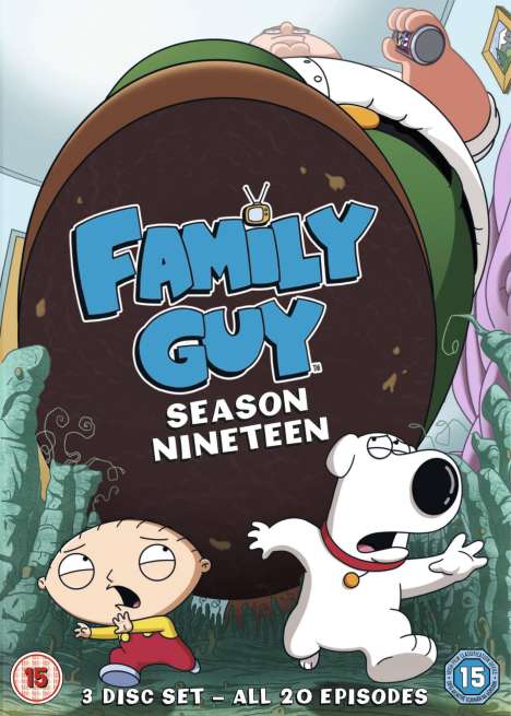 Family Guy Season 19 (UK Import), 3 DVDs