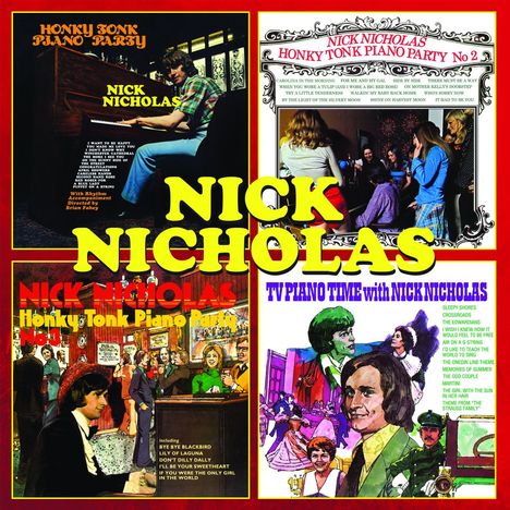 Nick Nicholas: Honky Tonk Piano Party 1/2/3/T, 2 CDs