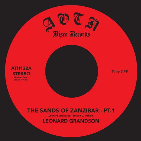 Leonard Grandson: The Sands Of Zanzibar, Single 7"