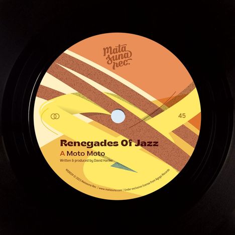 Renegades Of Jazz: Moto Moto / Zebra Talk, Single 7"