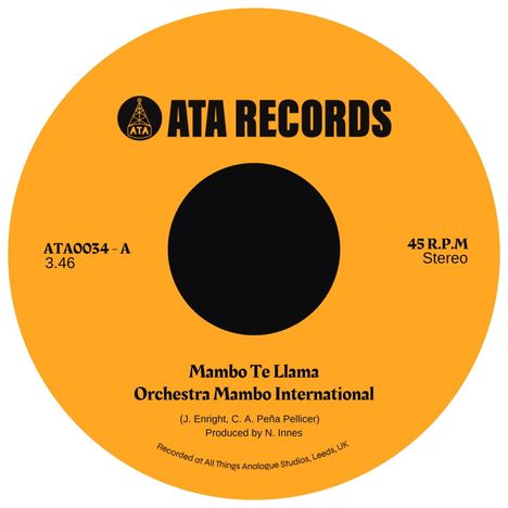 Orchestra Mambo International: Mambo Te Llama, Single 7"