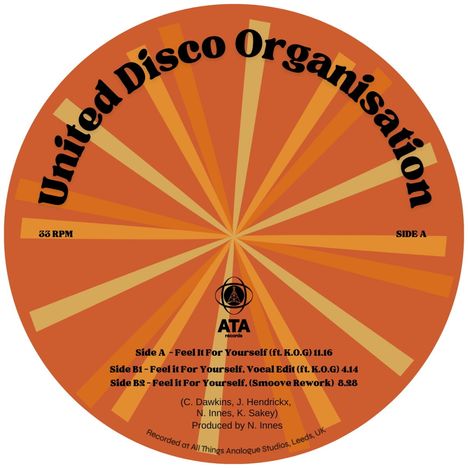 United Disco Organisation: Feel It For Yourself, Single 12"