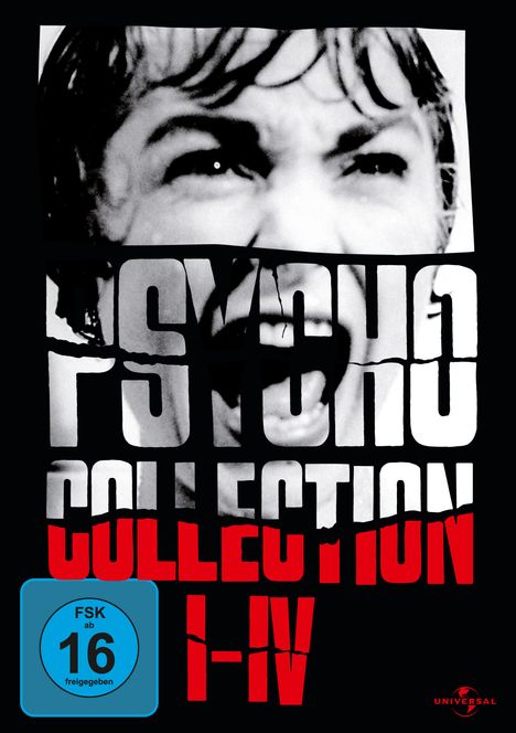 Psycho I-IV (Box mit 4 DVDs), 4 DVDs