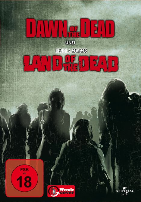 Land of the Dead / Dawn of the Dead, 2 DVDs